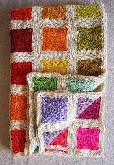 Nous créons un confort dans la maison: nous apprenons à tricoter un crochet à carreaux